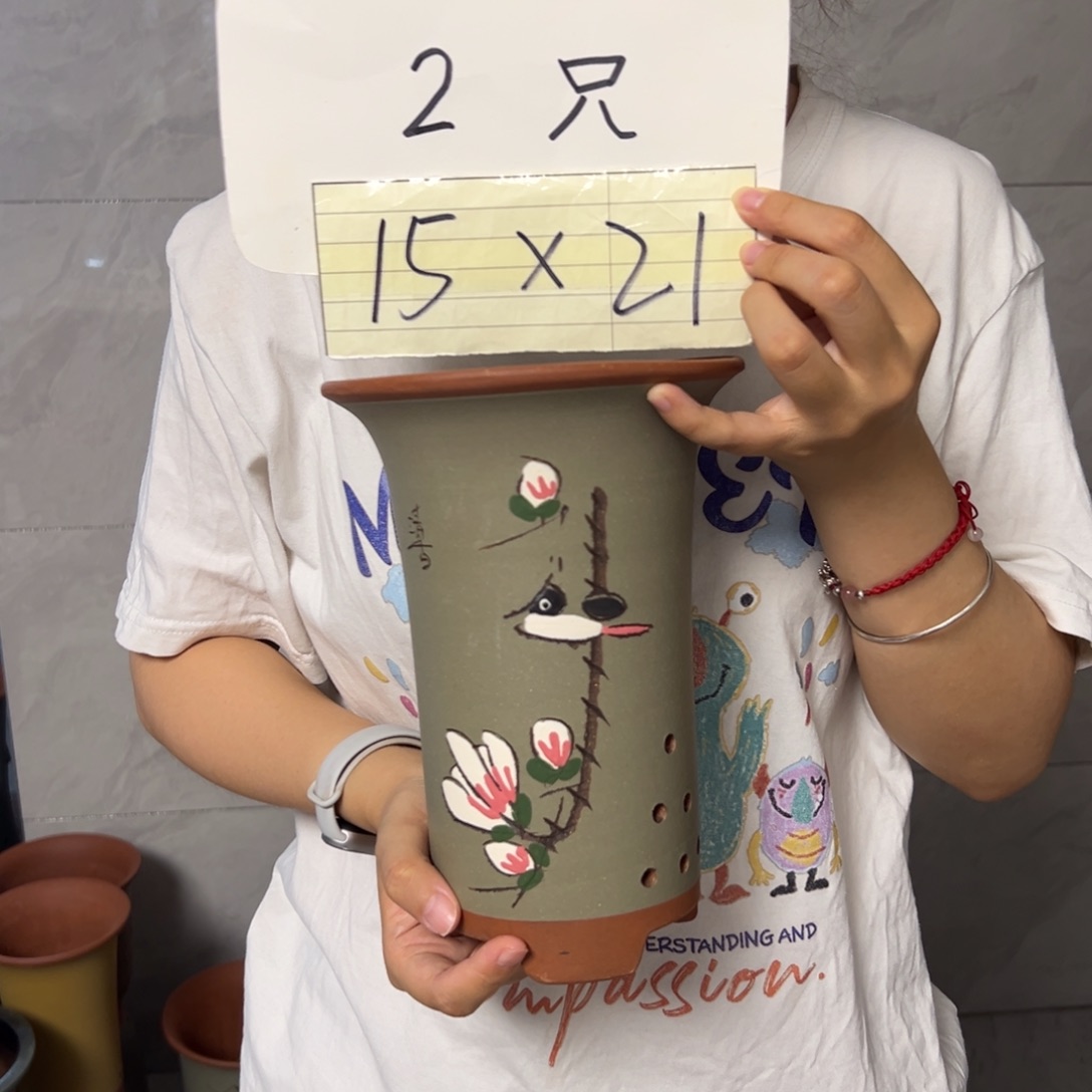 宜兴川阁紫砂花盆