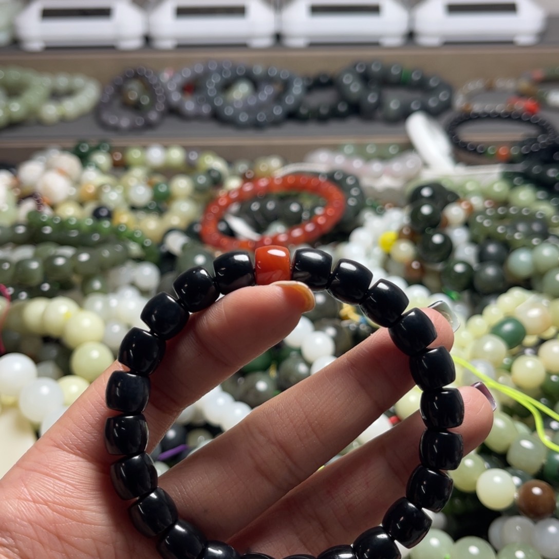 和田玉手链未镶嵌