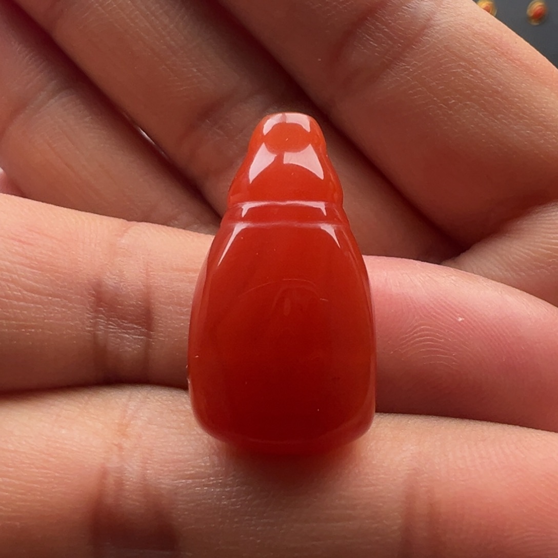 南红玛瑙未镶嵌三通14