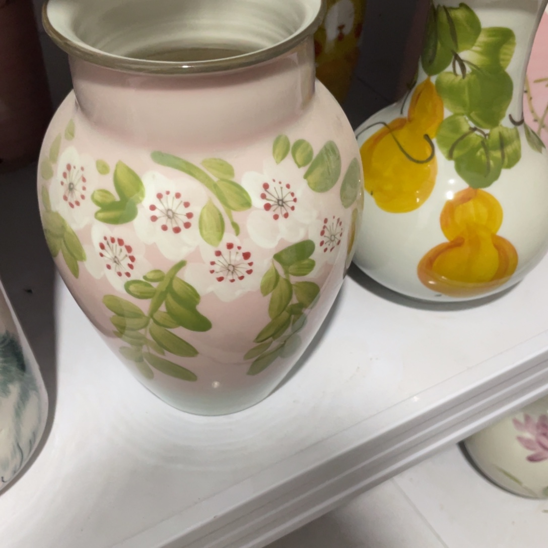 摆件景德镇手绘花瓶