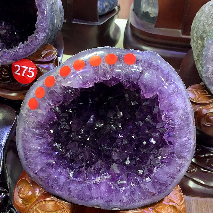 未镶嵌紫晶大型摆件（非配饰）蛋