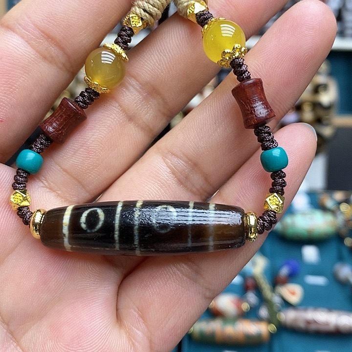 玛瑙/玉髓颈饰合金