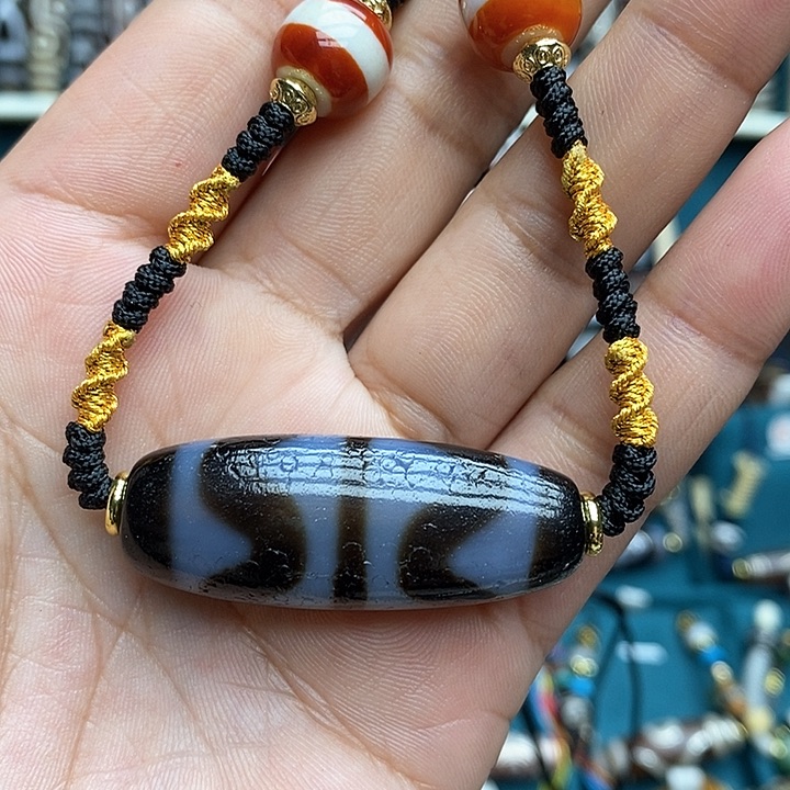 玛瑙/玉髓颈饰合金