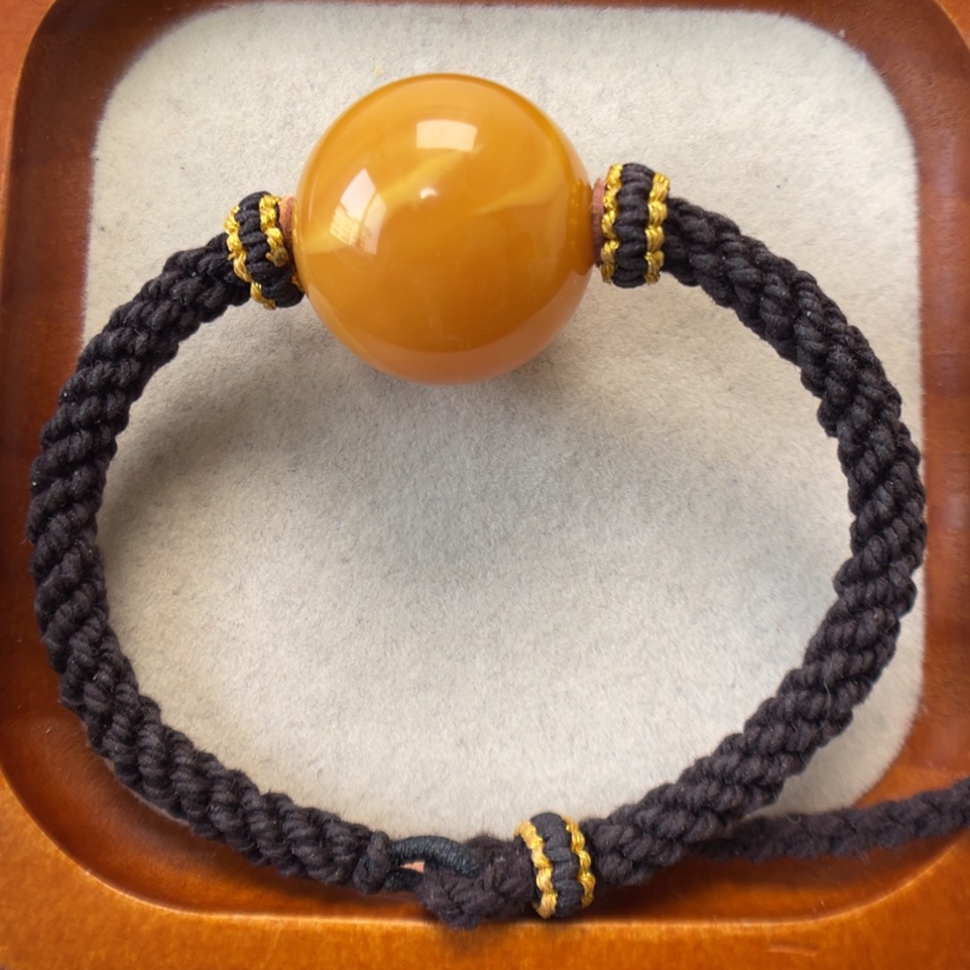 蜜蜡未镶嵌手绳蜜蜡