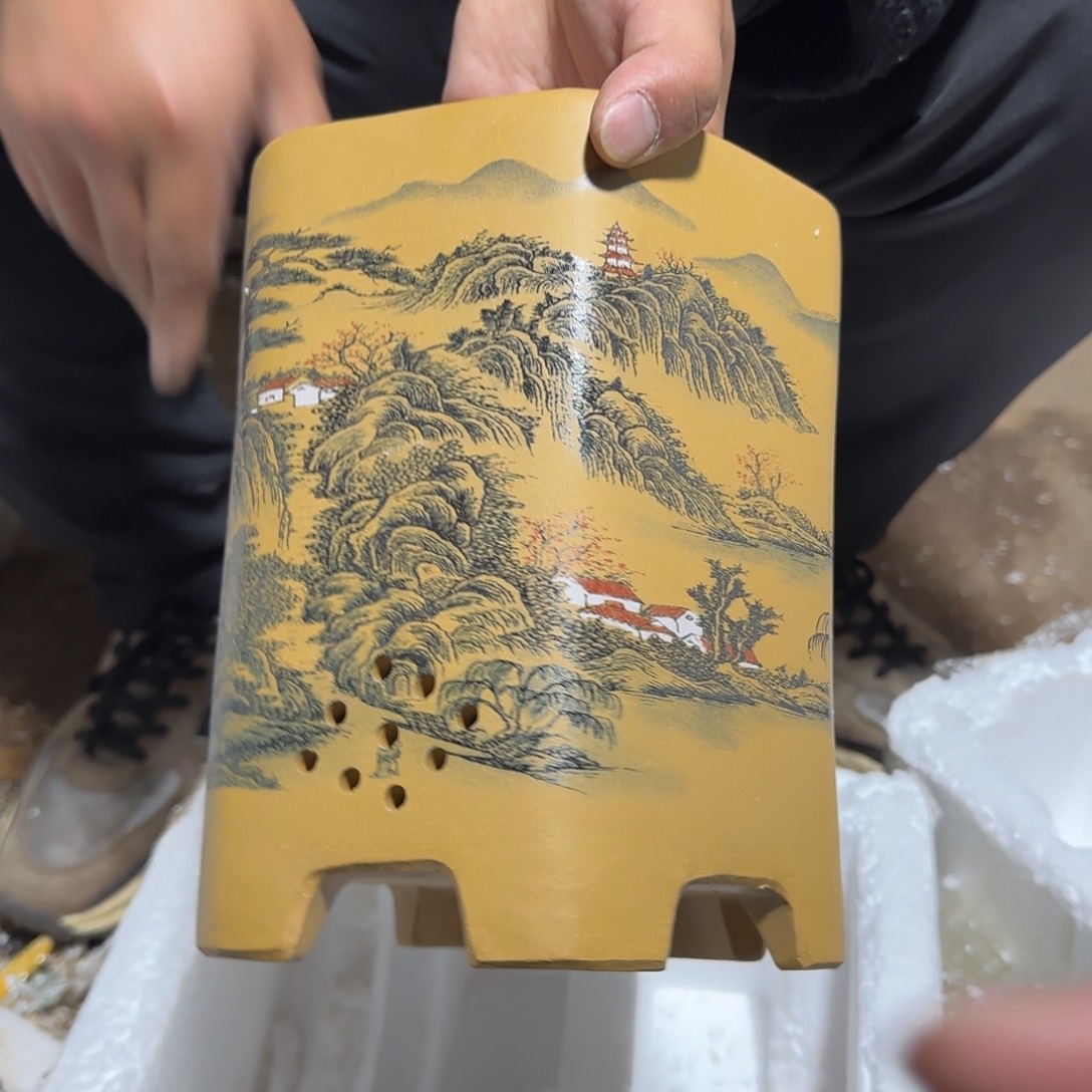 紫砂花盆口径20厘米