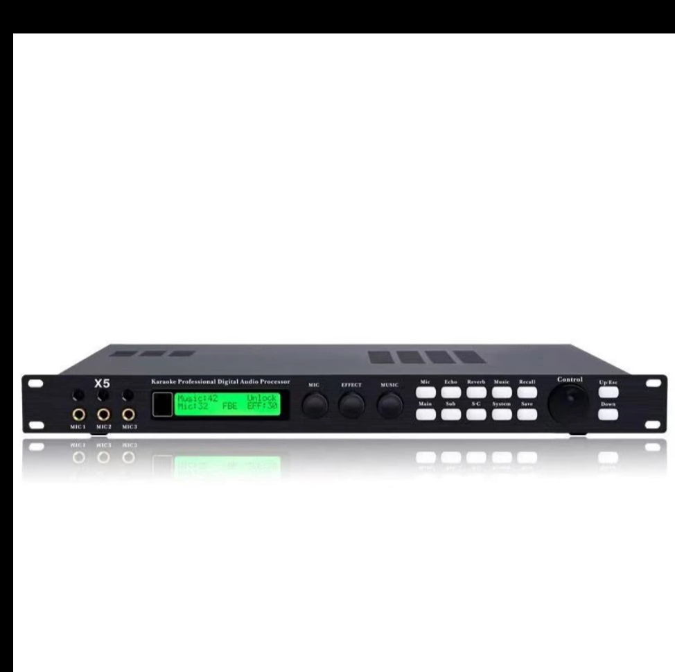 专业X5效果器防啸叫处理器舞台KTV混响唱歌设备
