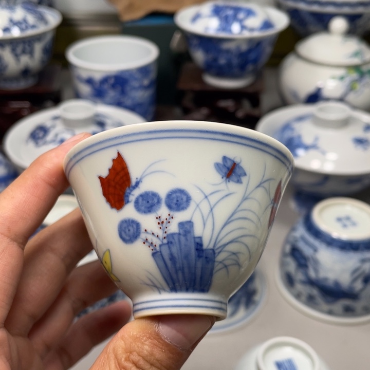 杯子景德镇陶瓷现代手工陶瓷茶具