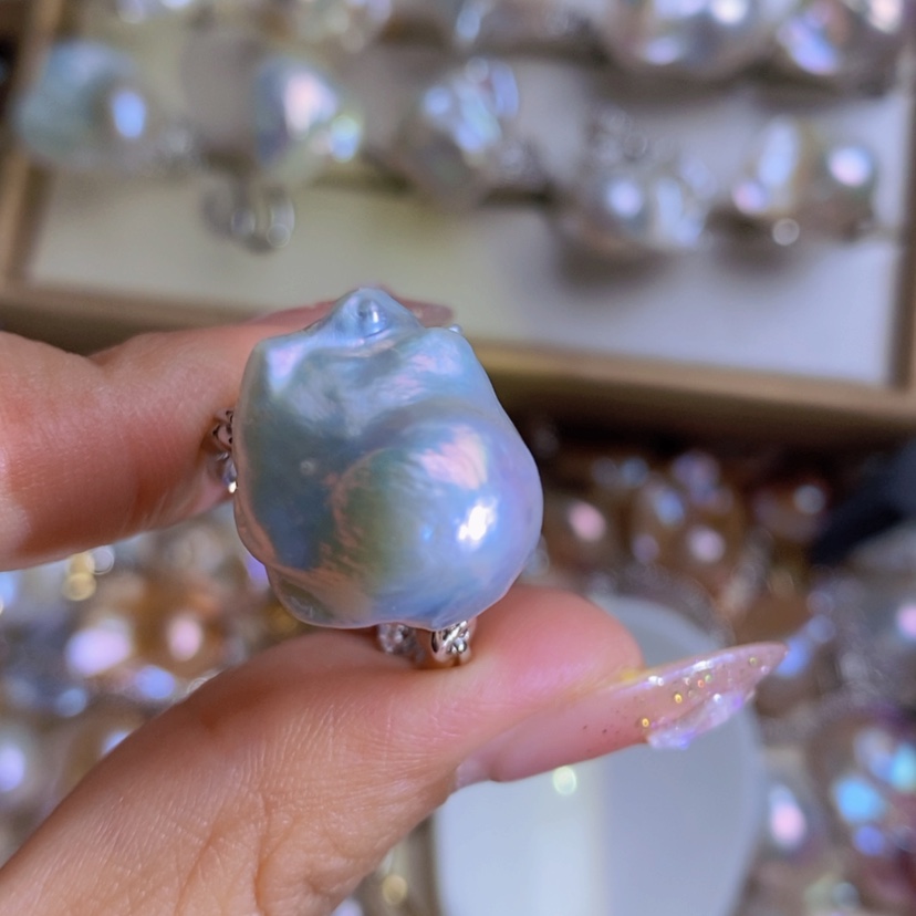 【闪购商品】淡水珍珠天然淡水珍珠合金