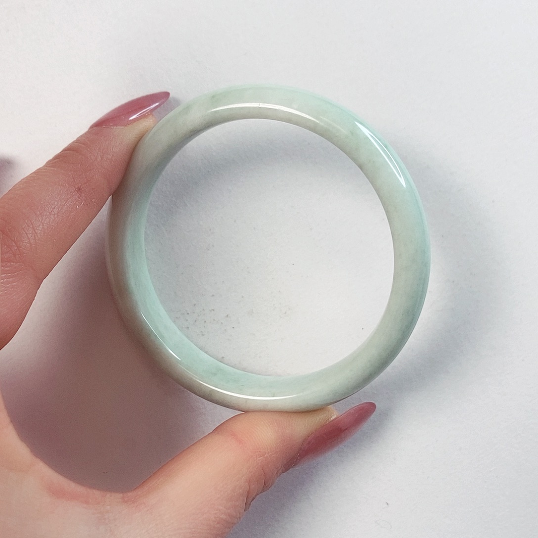 蓝田玉（蛇纹石化大理石玉）手镯未镶嵌