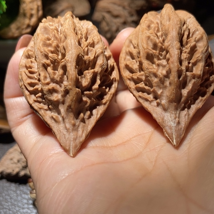 把件文玩核桃东北楸子小雪207