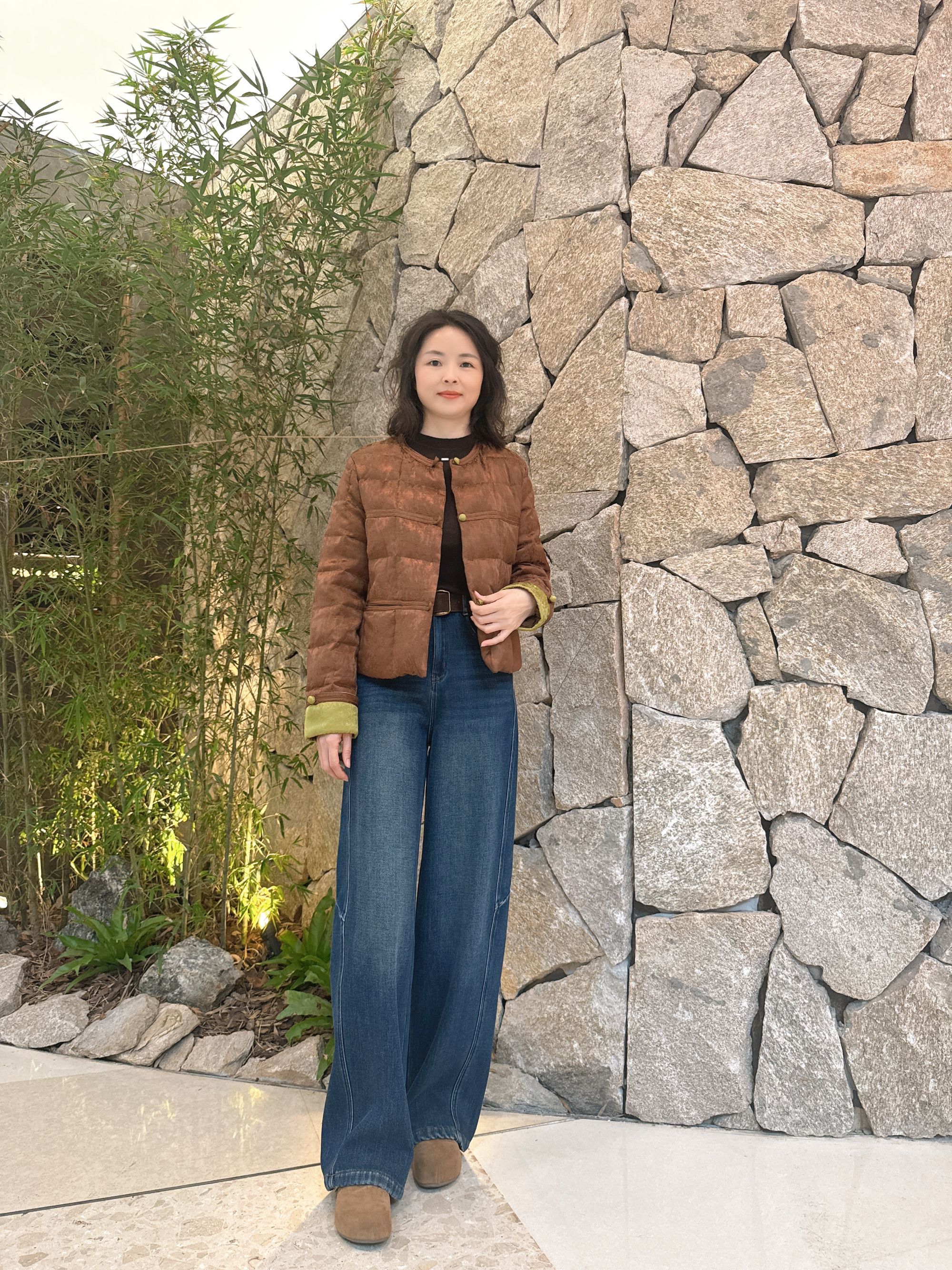 【爆款三色】冬季百搭显瘦加绒弯刀牛仔裤920【不含腰带】