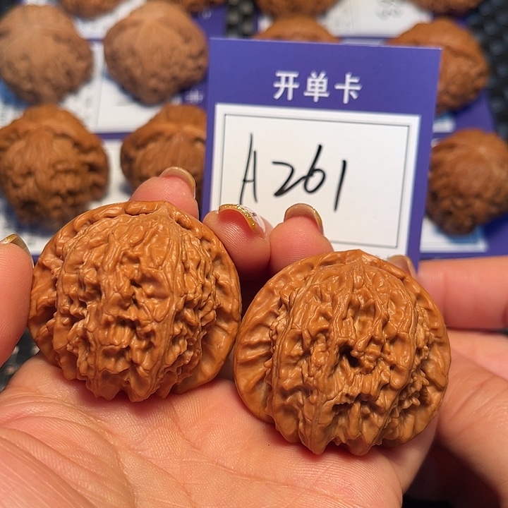 把件桃核43狮子A261