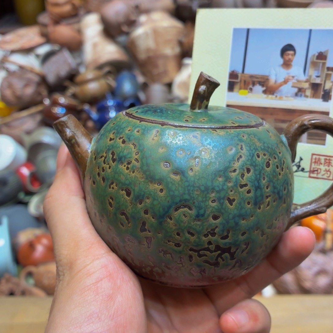 柴烧老岩泥高温茶器皿
