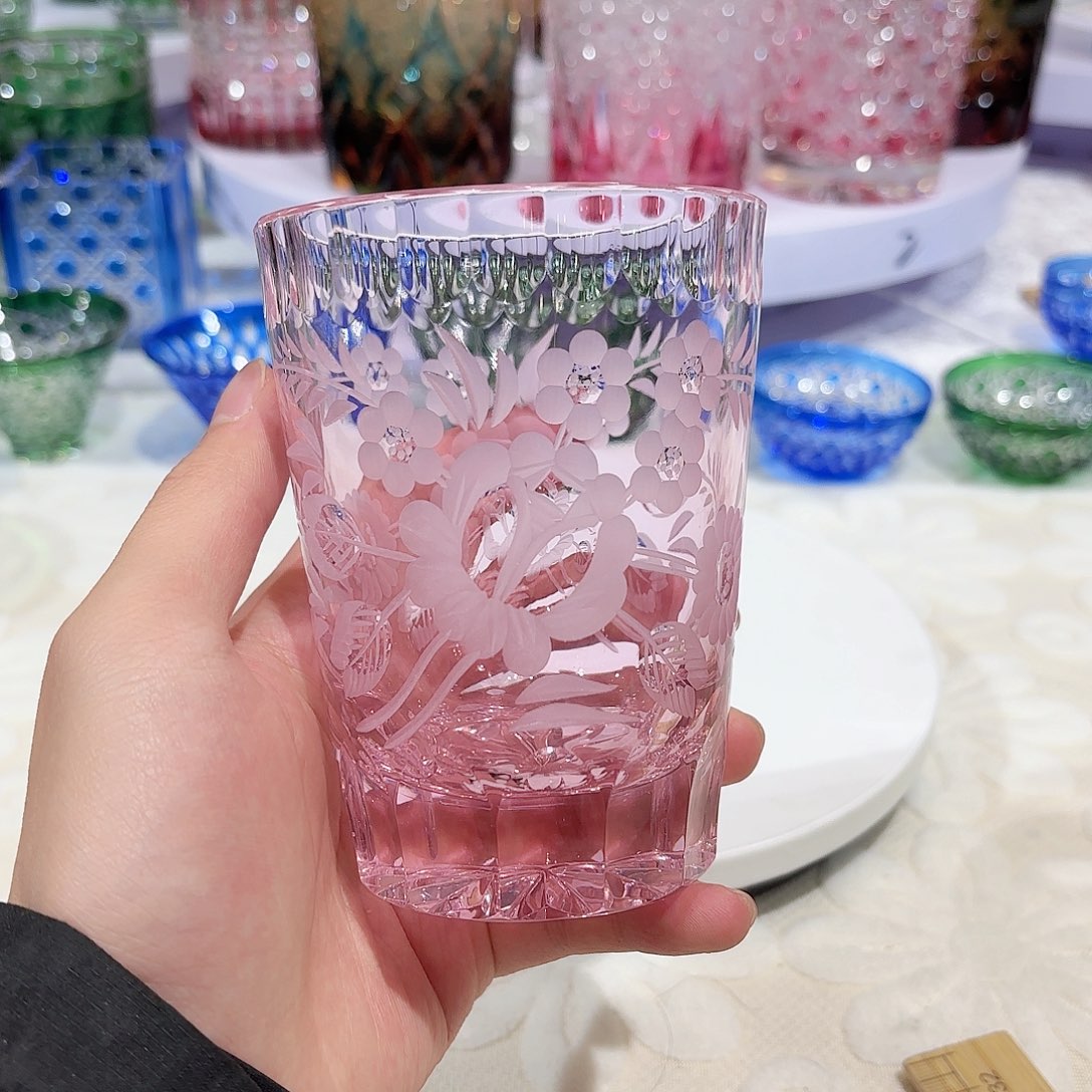 水晶杯水晶花瓶果盘通宝工艺品