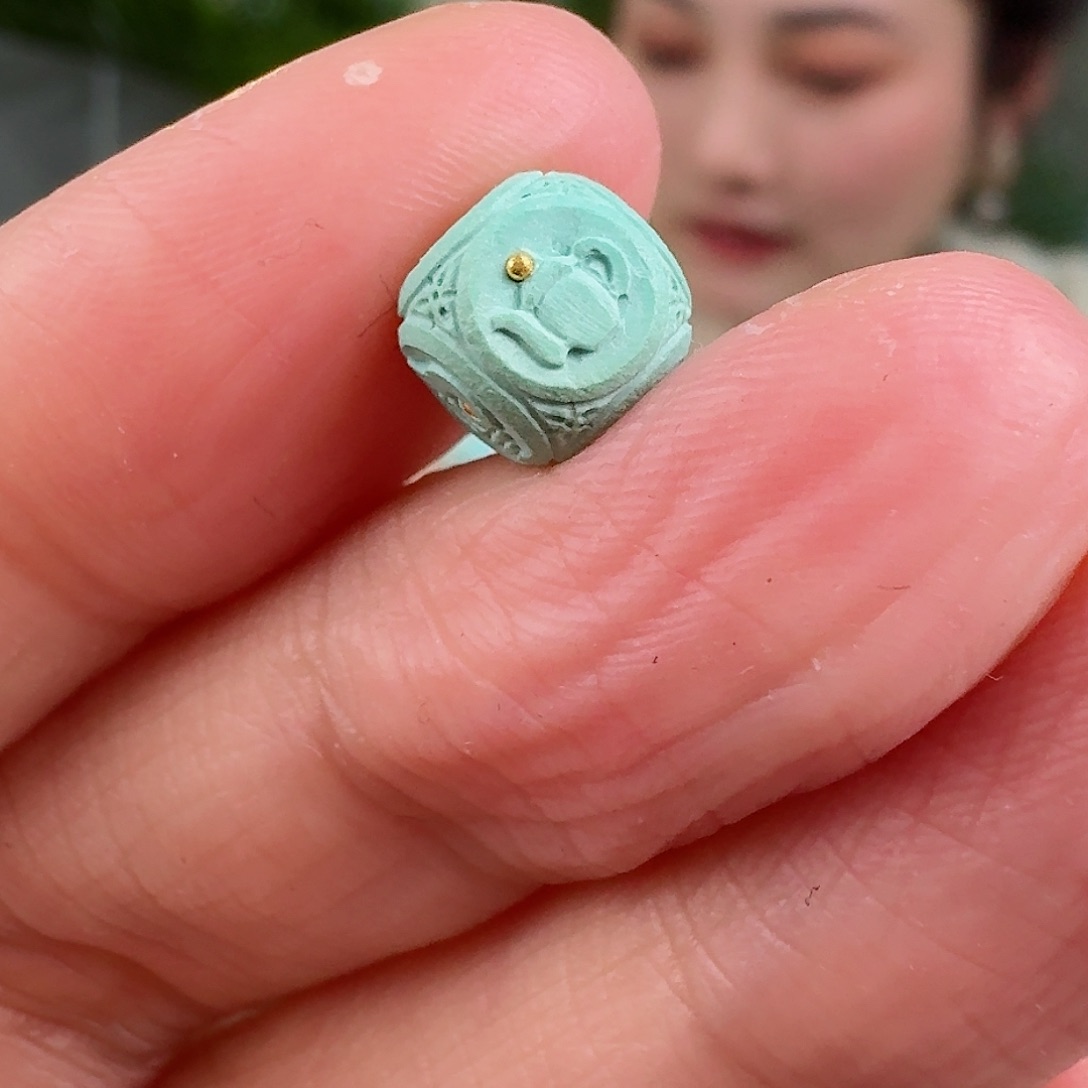 绿松石珠宝奇石未镶嵌