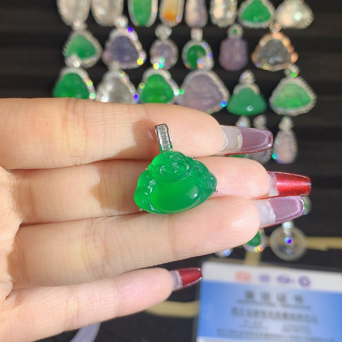 玛瑙/玉髓颈饰银S925镶嵌