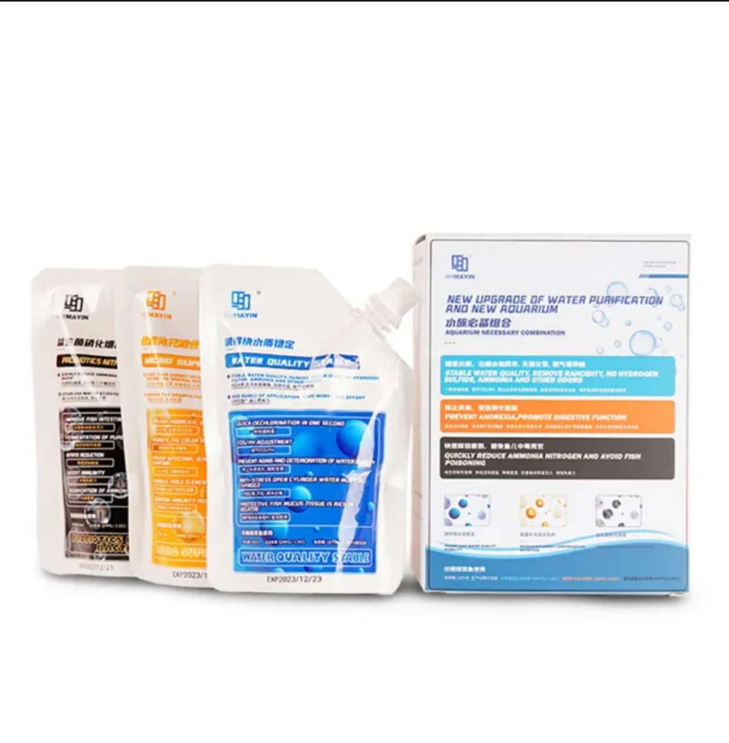 鱼缸净水剂益生菌营养液维他命维生素水质稳定硝化细菌