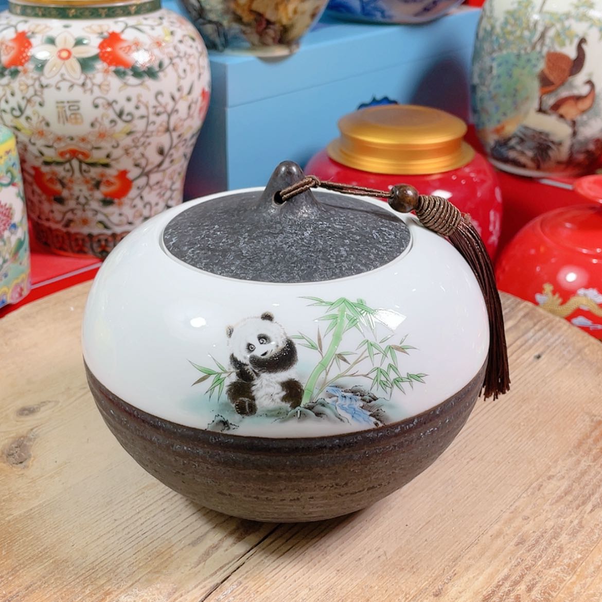 【闪购商品】罐陶瓷茶叶罐密封罐