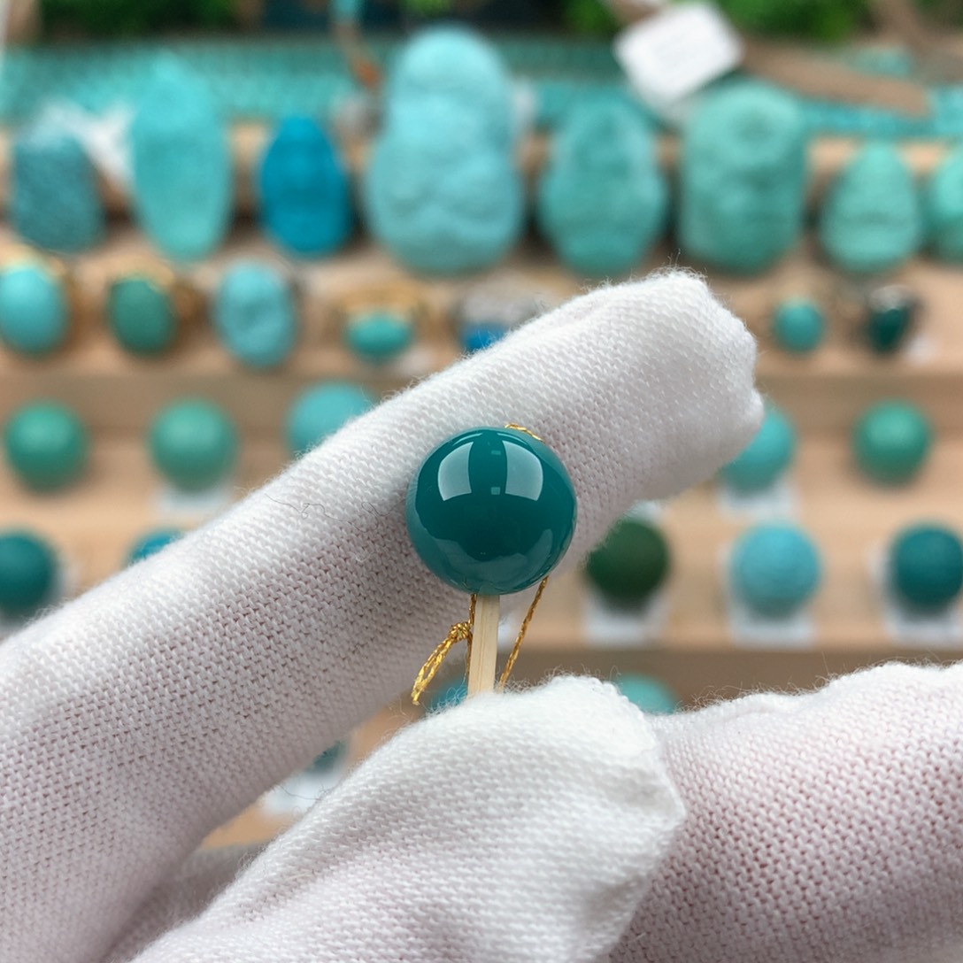 绿松石配饰未镶嵌10.5