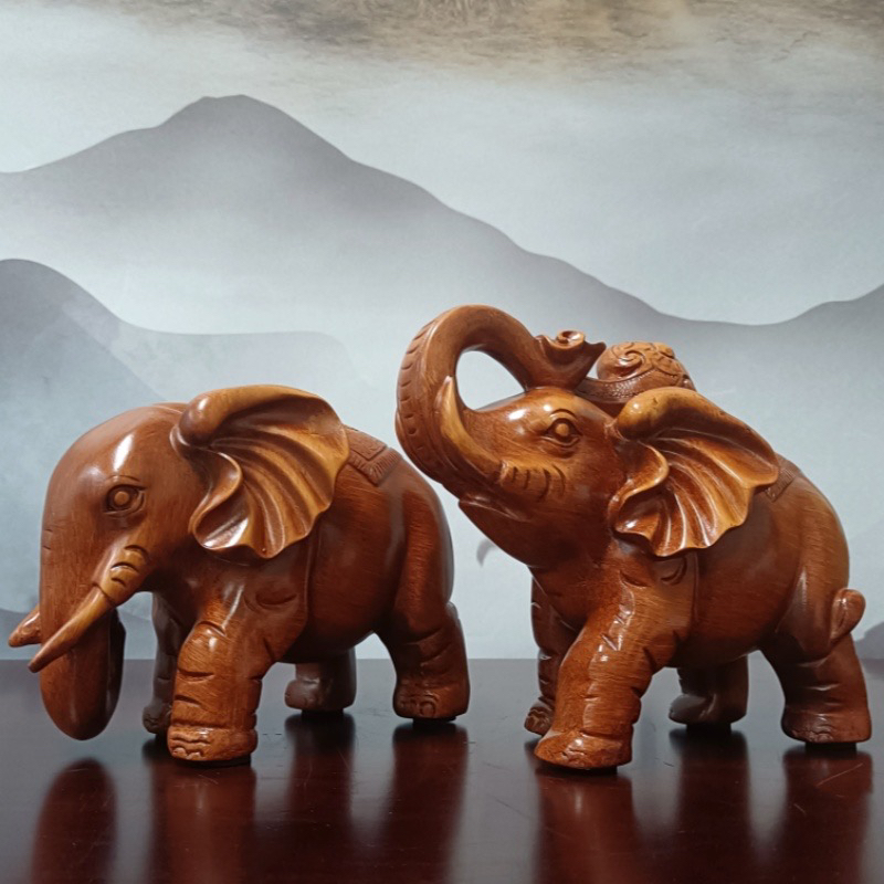 财富大象摆件工艺品客厅办公室装饰品（招财）