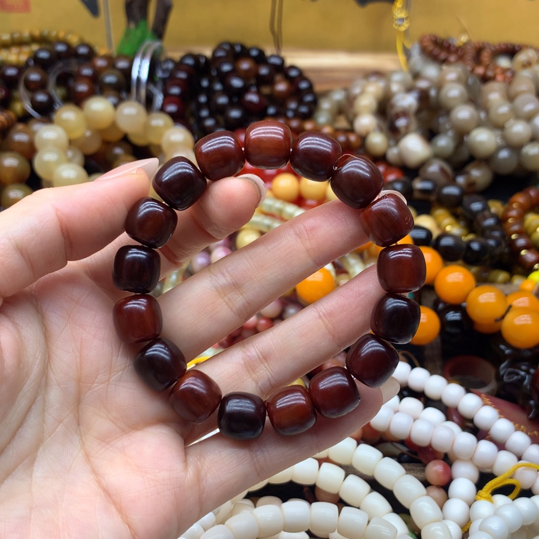 雾***别藏式牛角12mm纯黑色老型