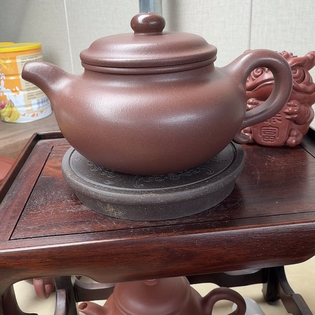 仿古壶200cc老紫泥的