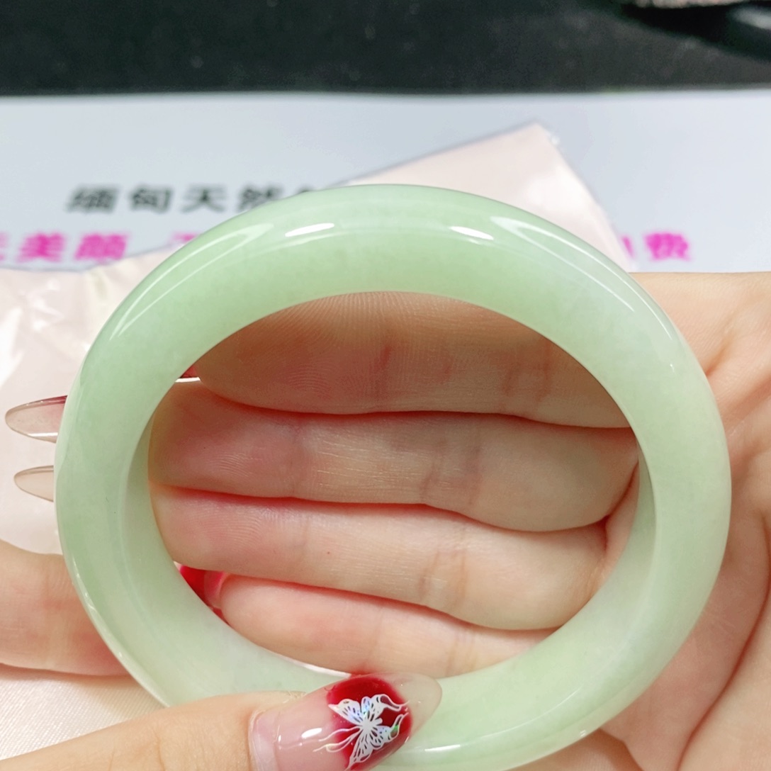 翡翠手镯未镶嵌橘**亮59 59 59