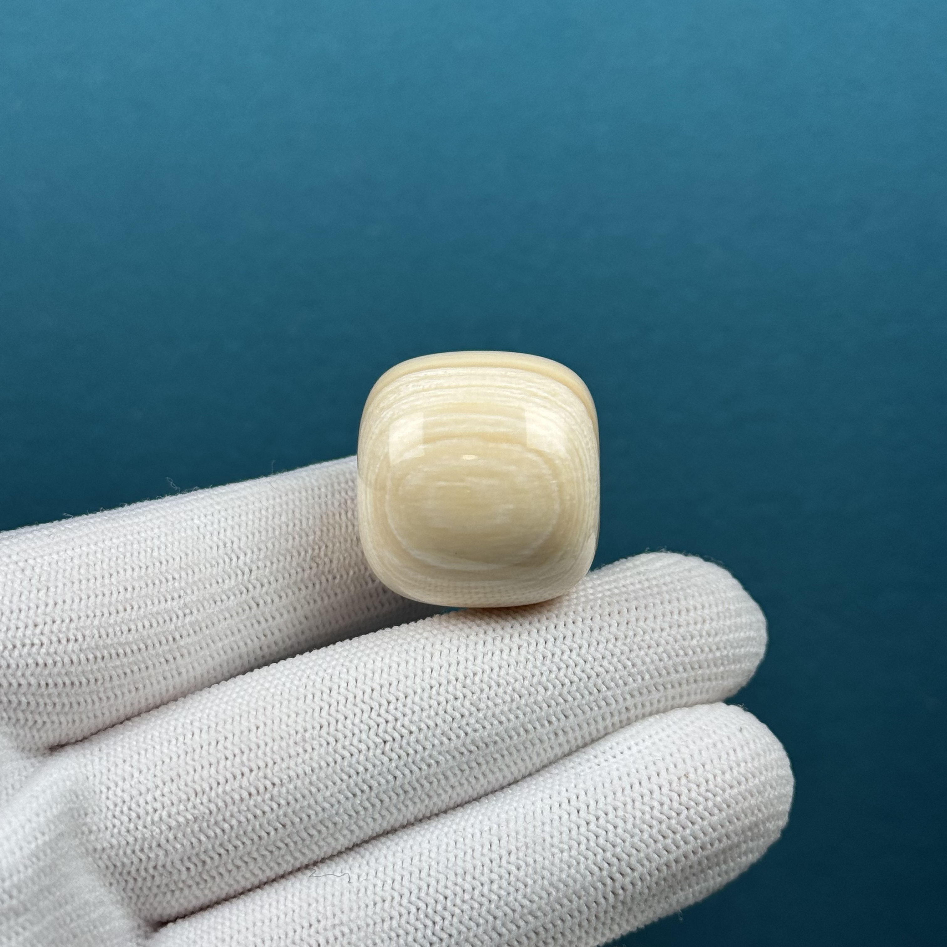 D87-04天然猛犸牙 桶珠24.6×23mm支持复检假一罚十