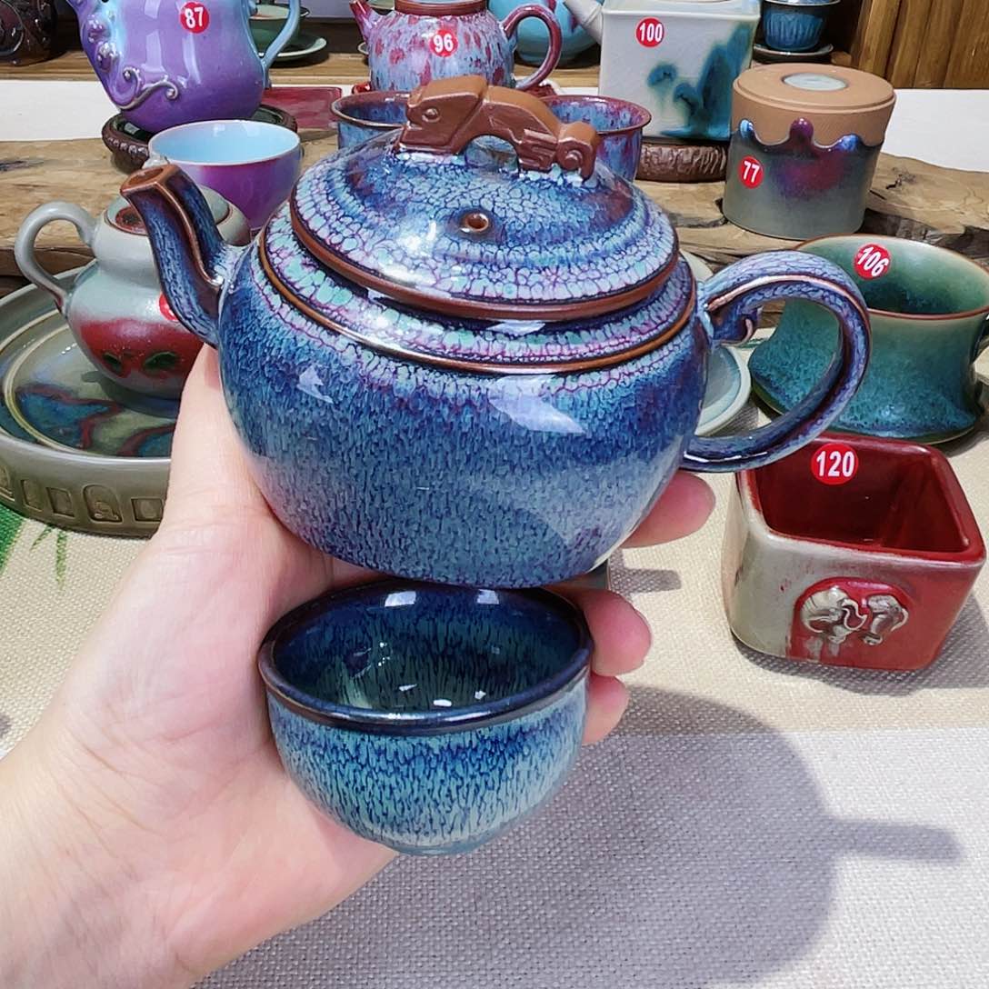 壶禹州钧瓷艺术作品