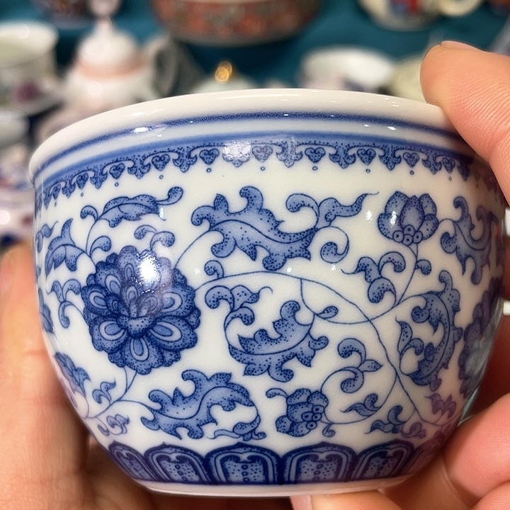 景德镇陶瓷主人杯1344