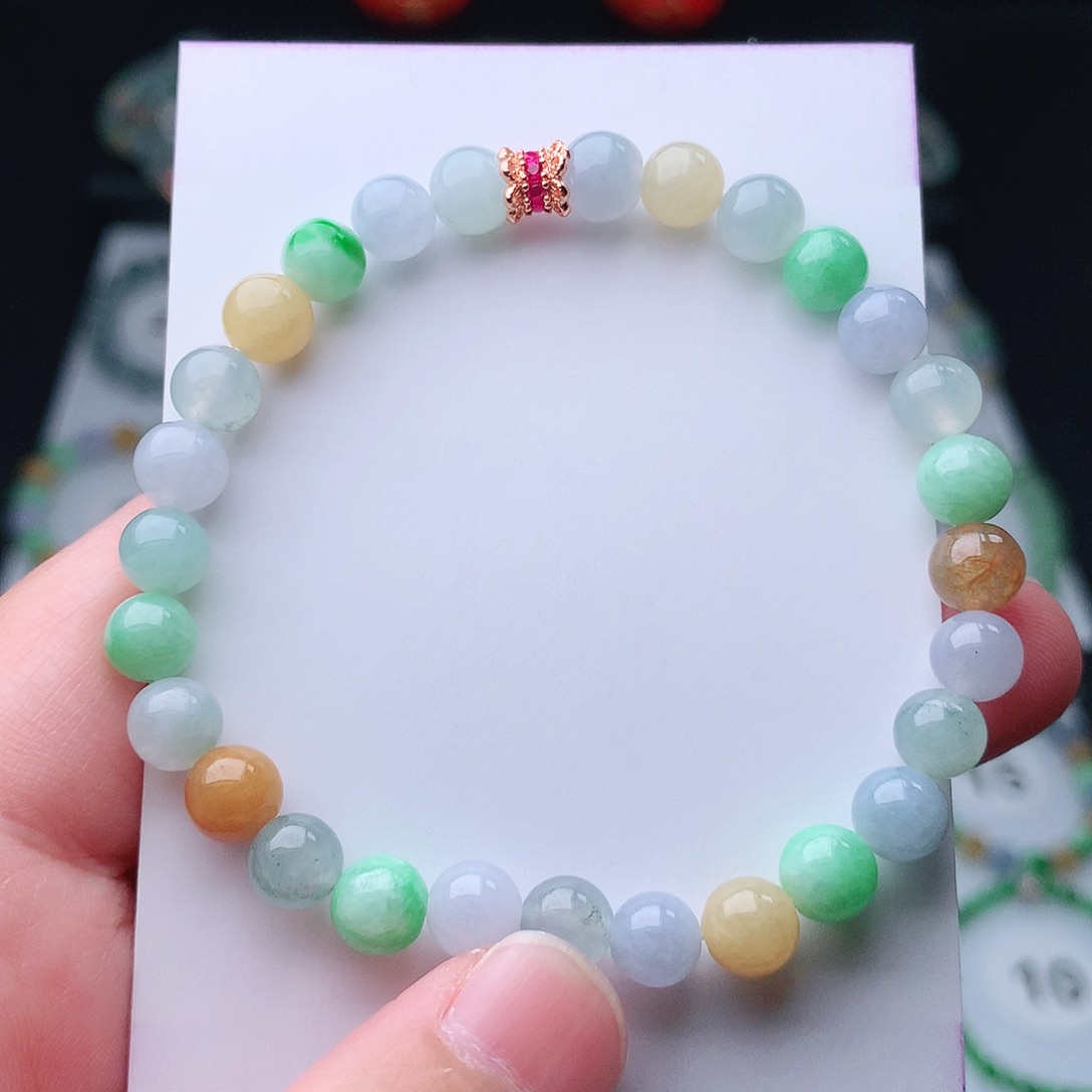 翡翠手串未镶嵌翡翠