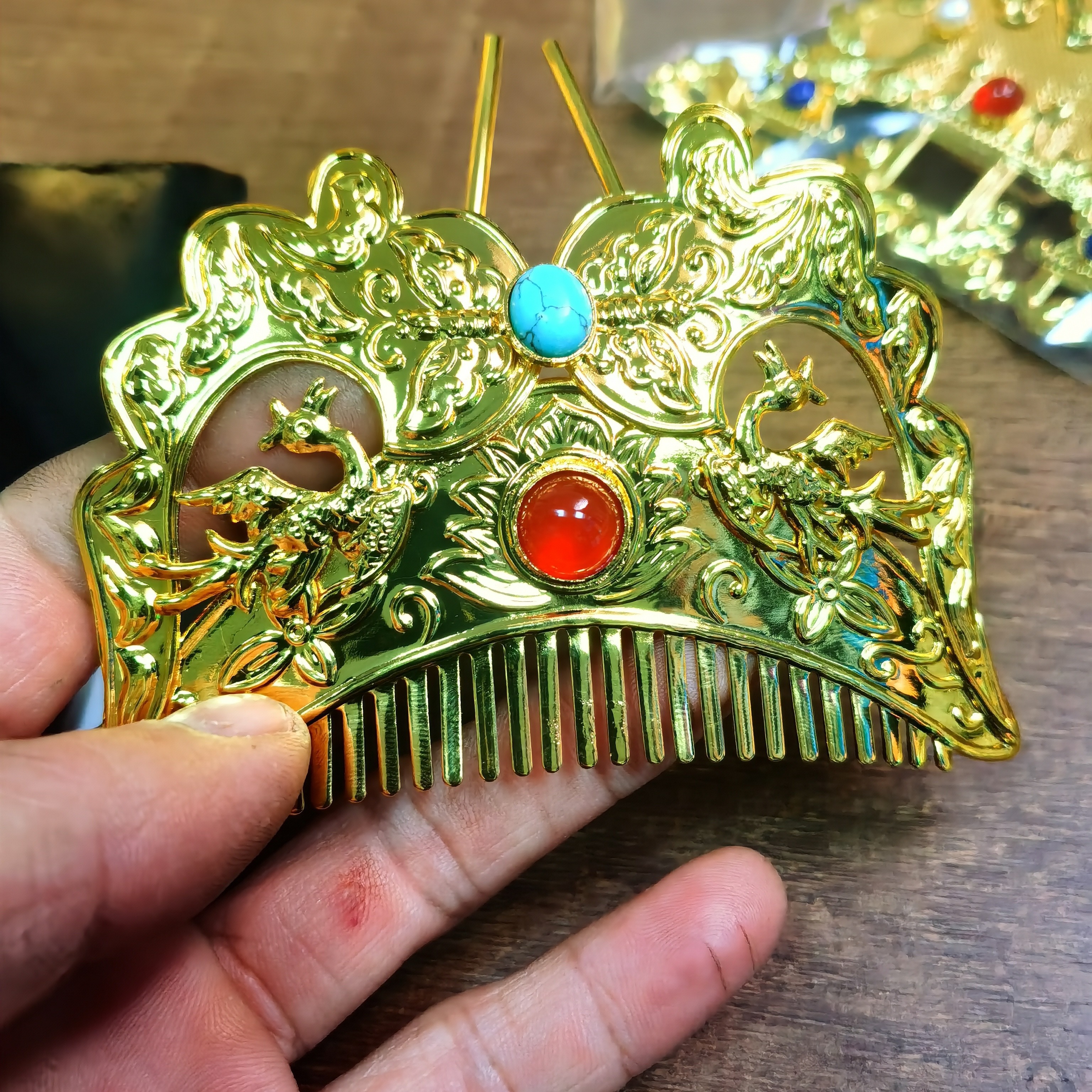 【琉璎芷】小M梳子一个传统匠工首饰汉服头饰
