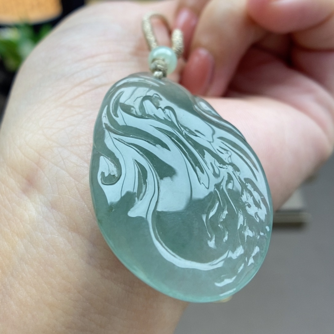 翡翠未镶嵌颈饰吊坠33