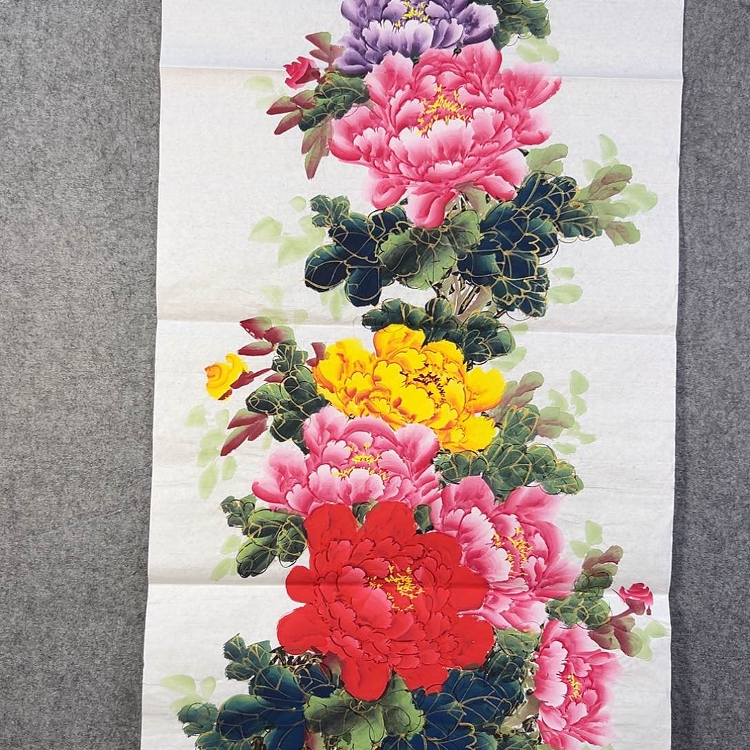 国画322 牡丹花等经济植物资源和