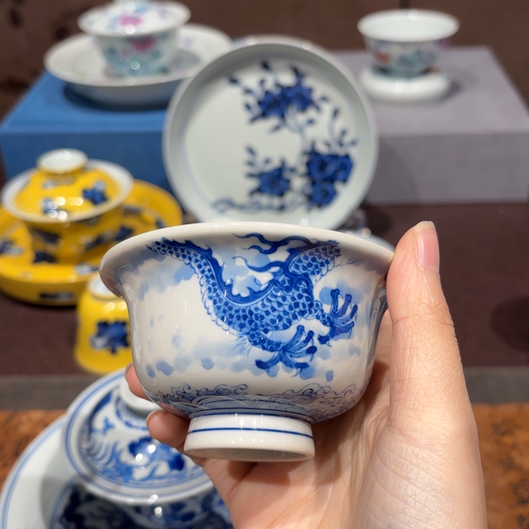 瓷片清*景德镇纯手工手绘