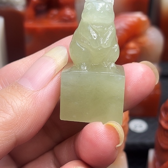 辽宁石辽宁丹东晶印章