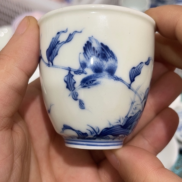 摆件陶景德镇陶瓷主人杯2344