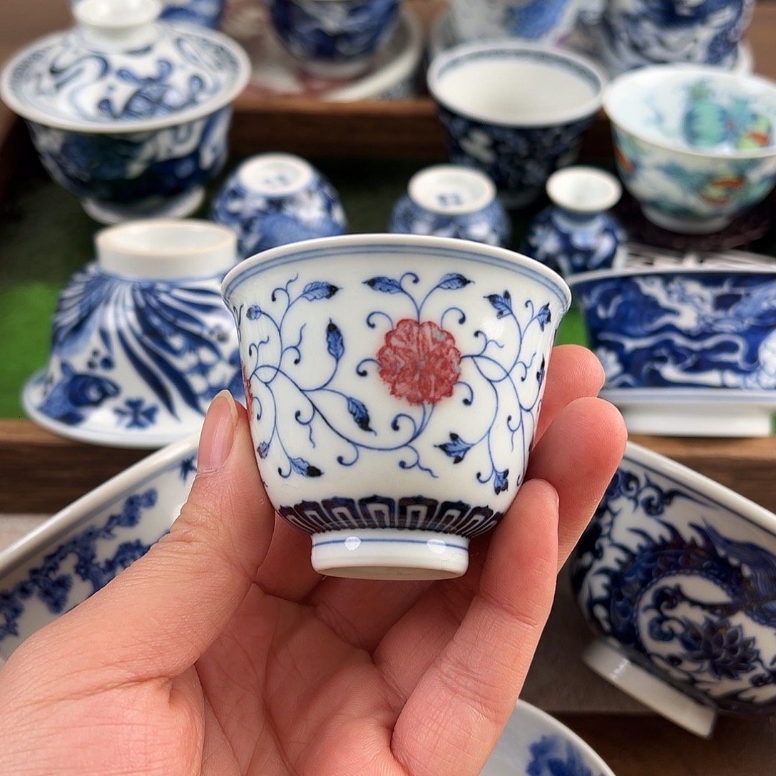 迟****瓷杯子手工手绘杯子