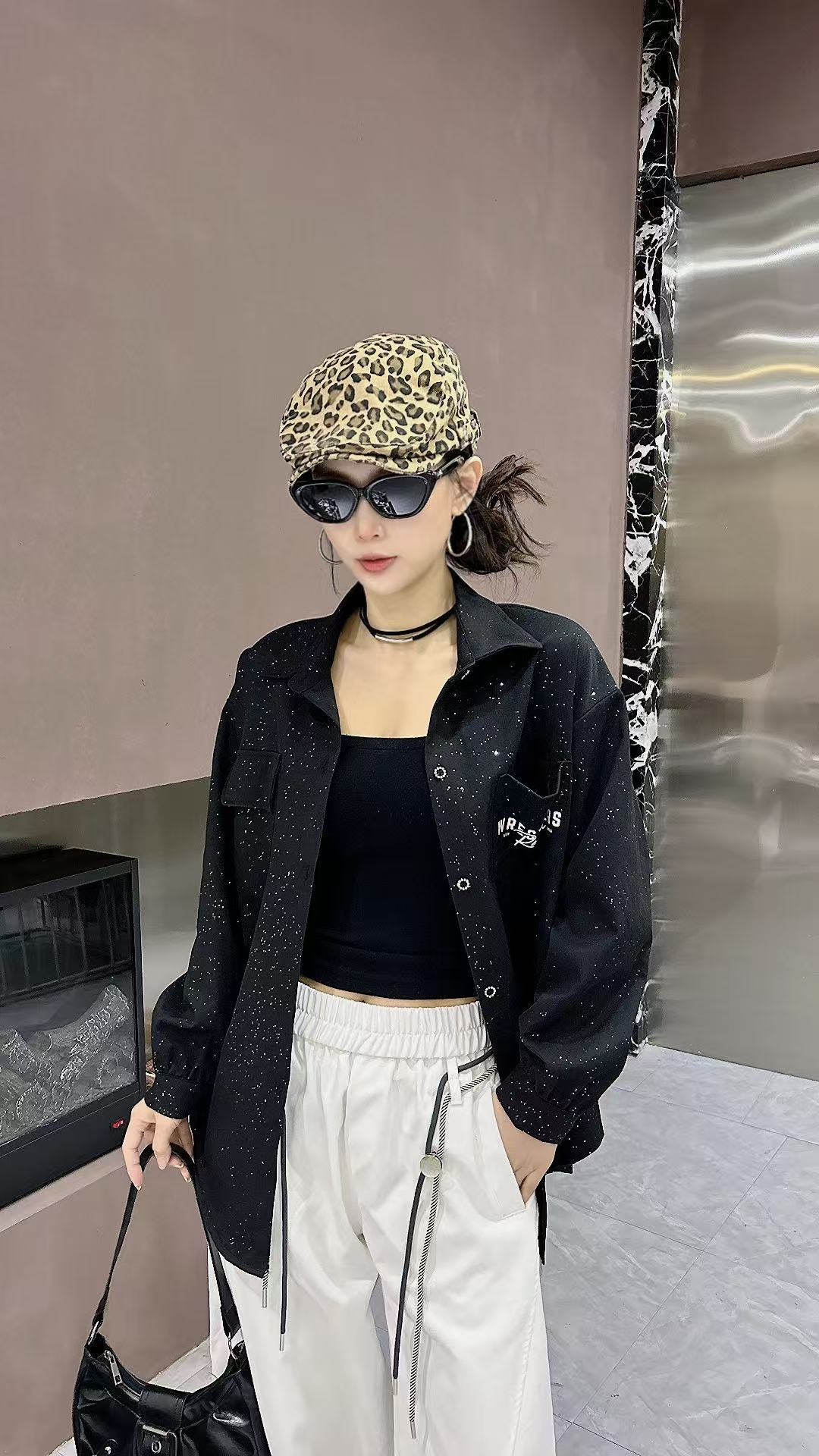 6599新款宽松时尚衬衫男女同款