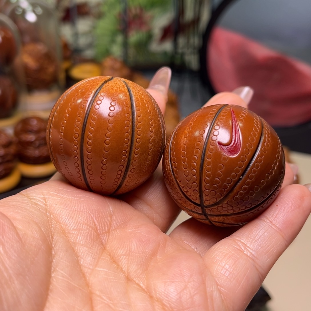 橄榄核手串/手链G*g篮球一对三点八左右