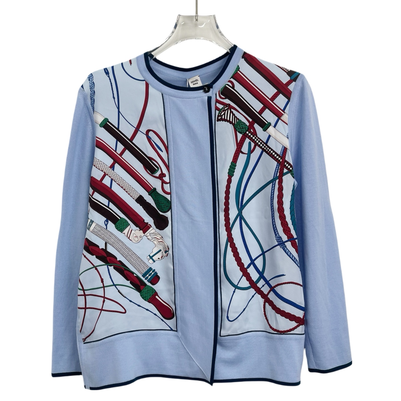 全新未使用 Hermes/爱马仕  001250  花色长袖外套 34码 