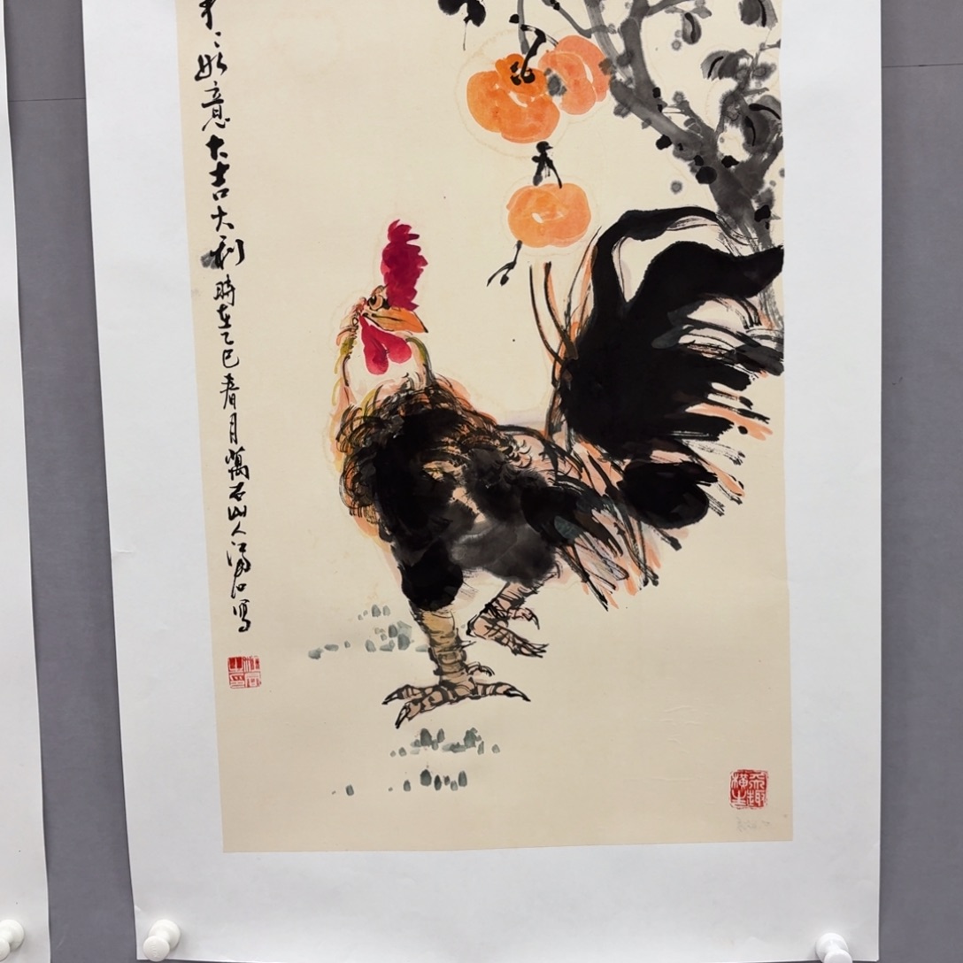国画艺术家真人手绘