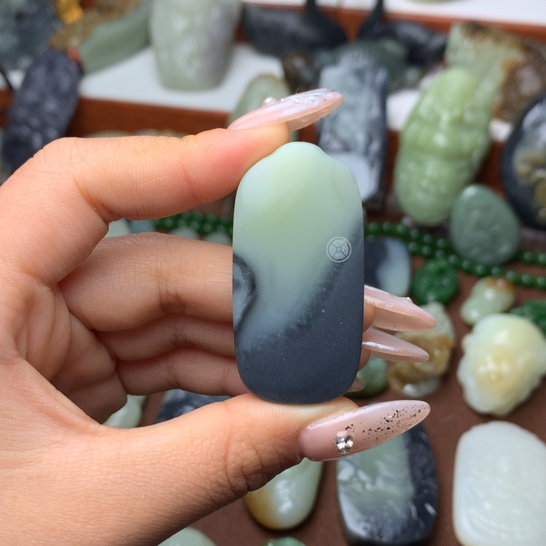 和田玉挂件未镶嵌仙*