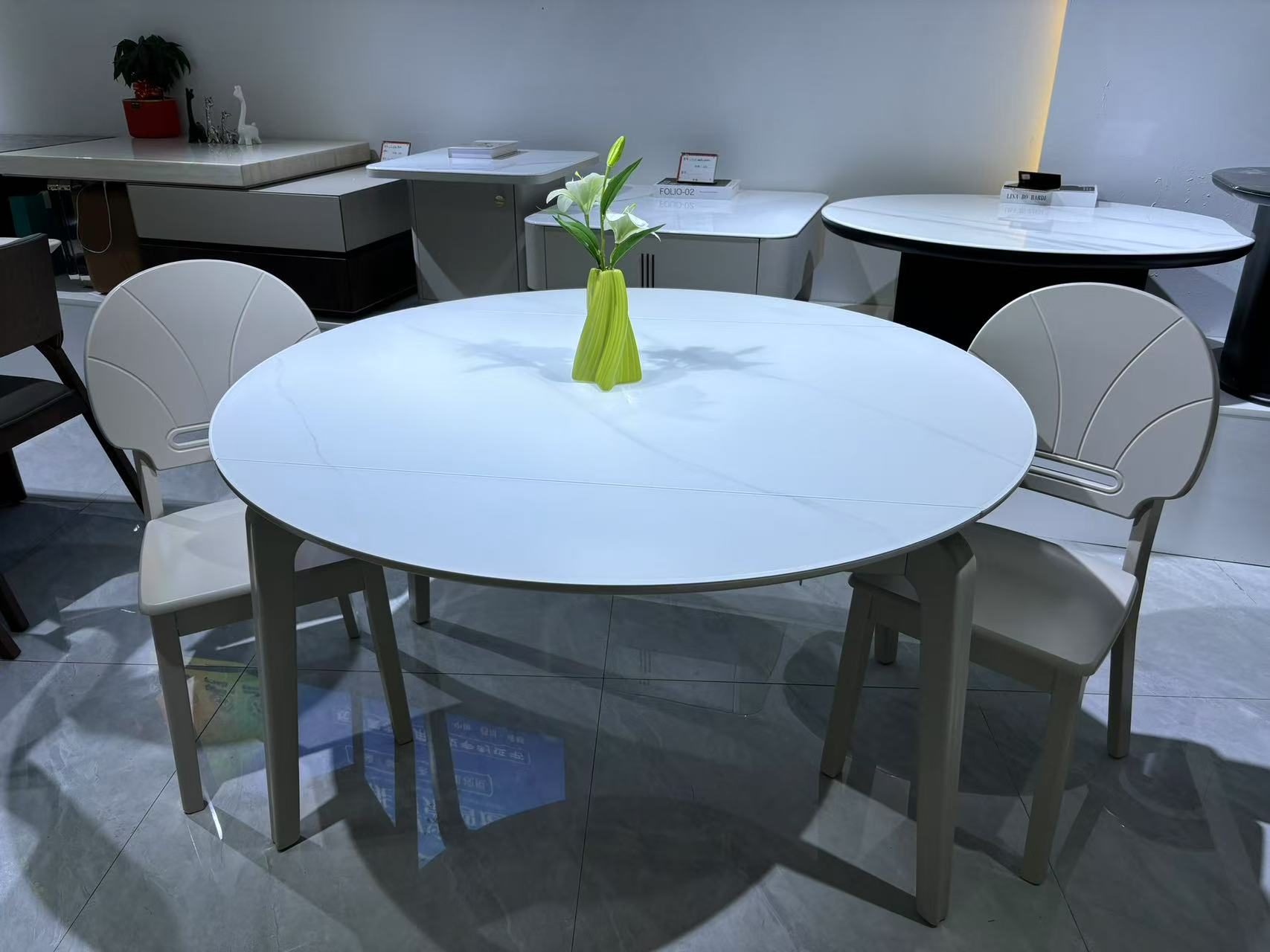 【严厂长】轻奢家用方圆两用餐桌极简可拉伸桌椅套跳台肤感磨砂面