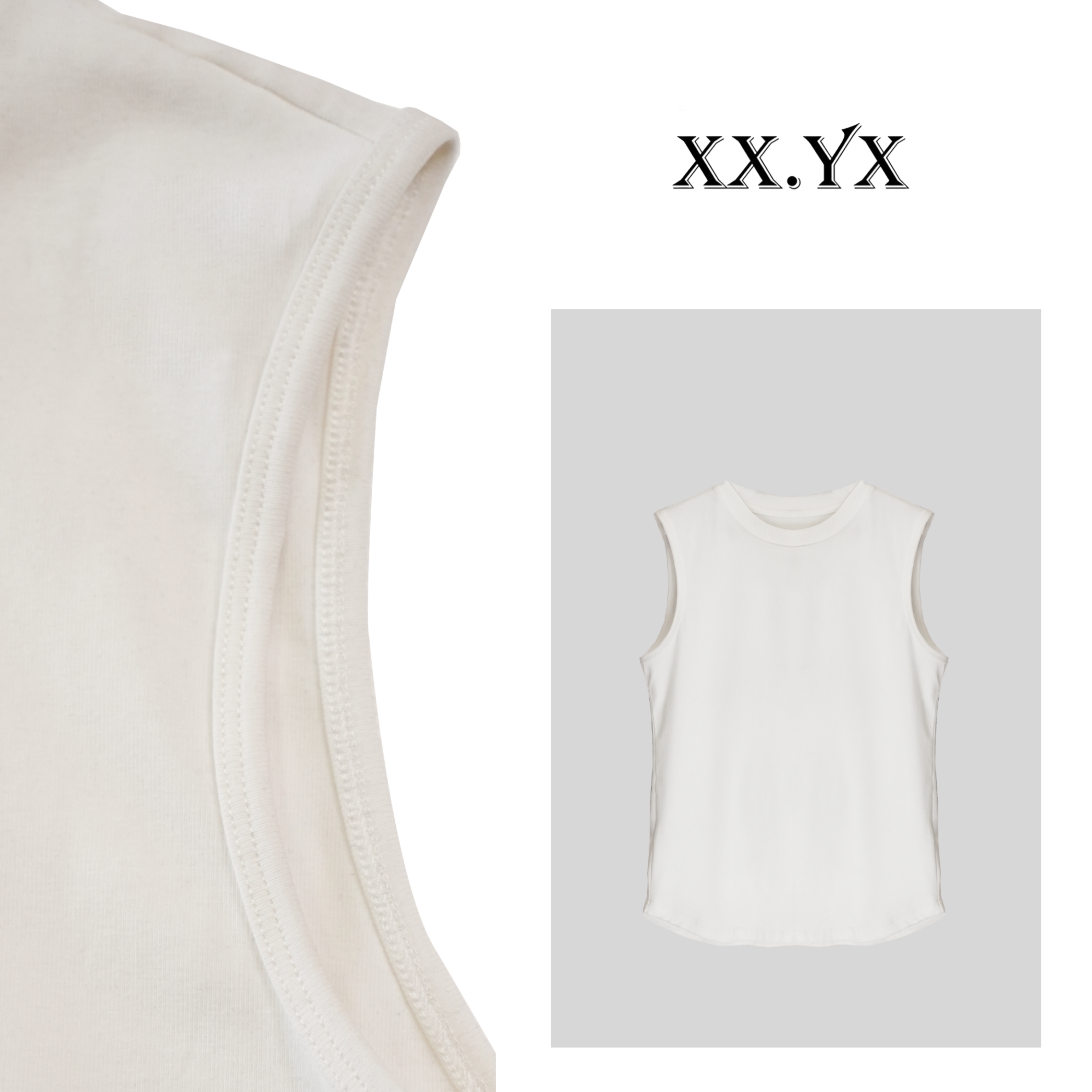 XX.YX（万能百搭）秋冬韩系叠穿神-器万能无袖打底T恤262