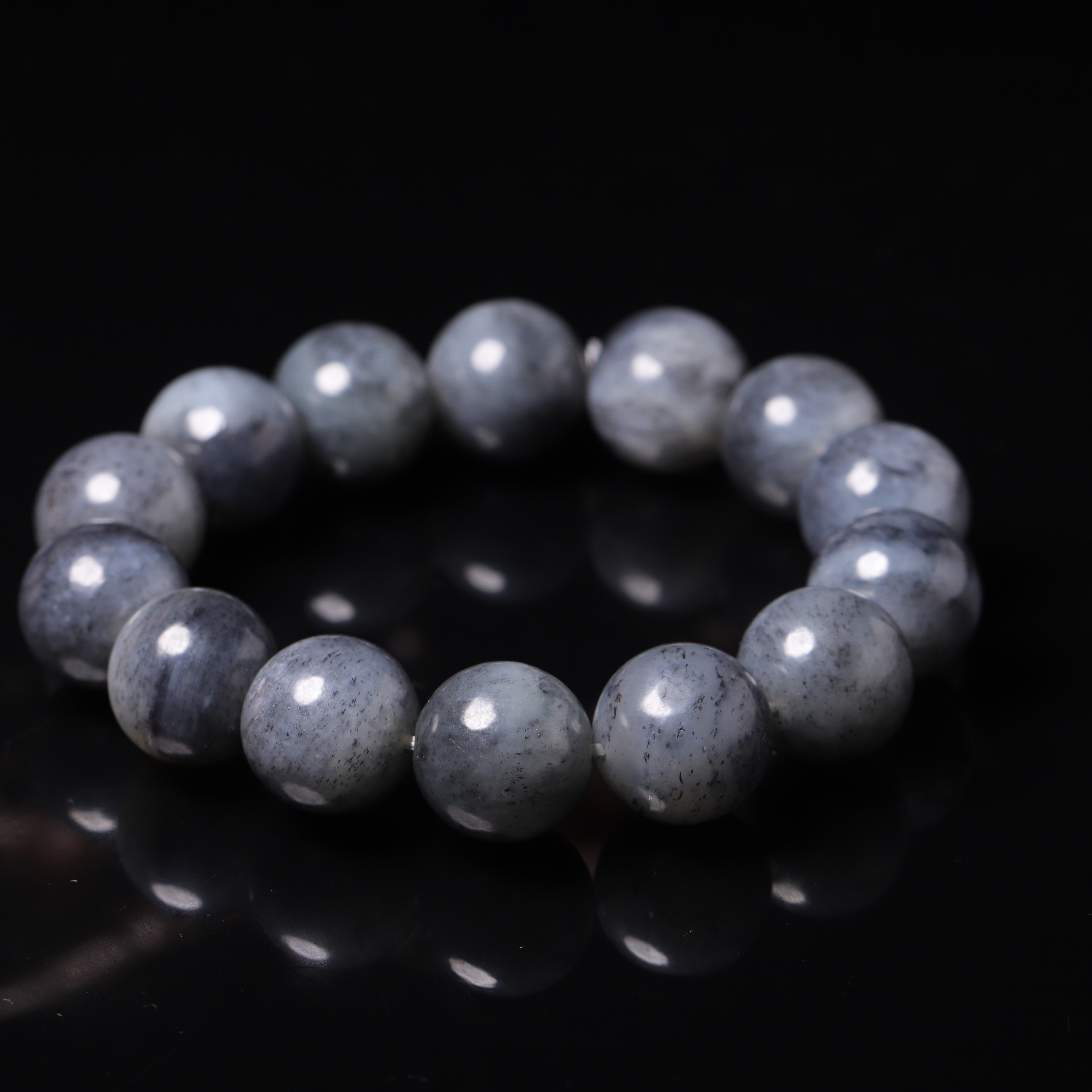 清代和田玉素手串