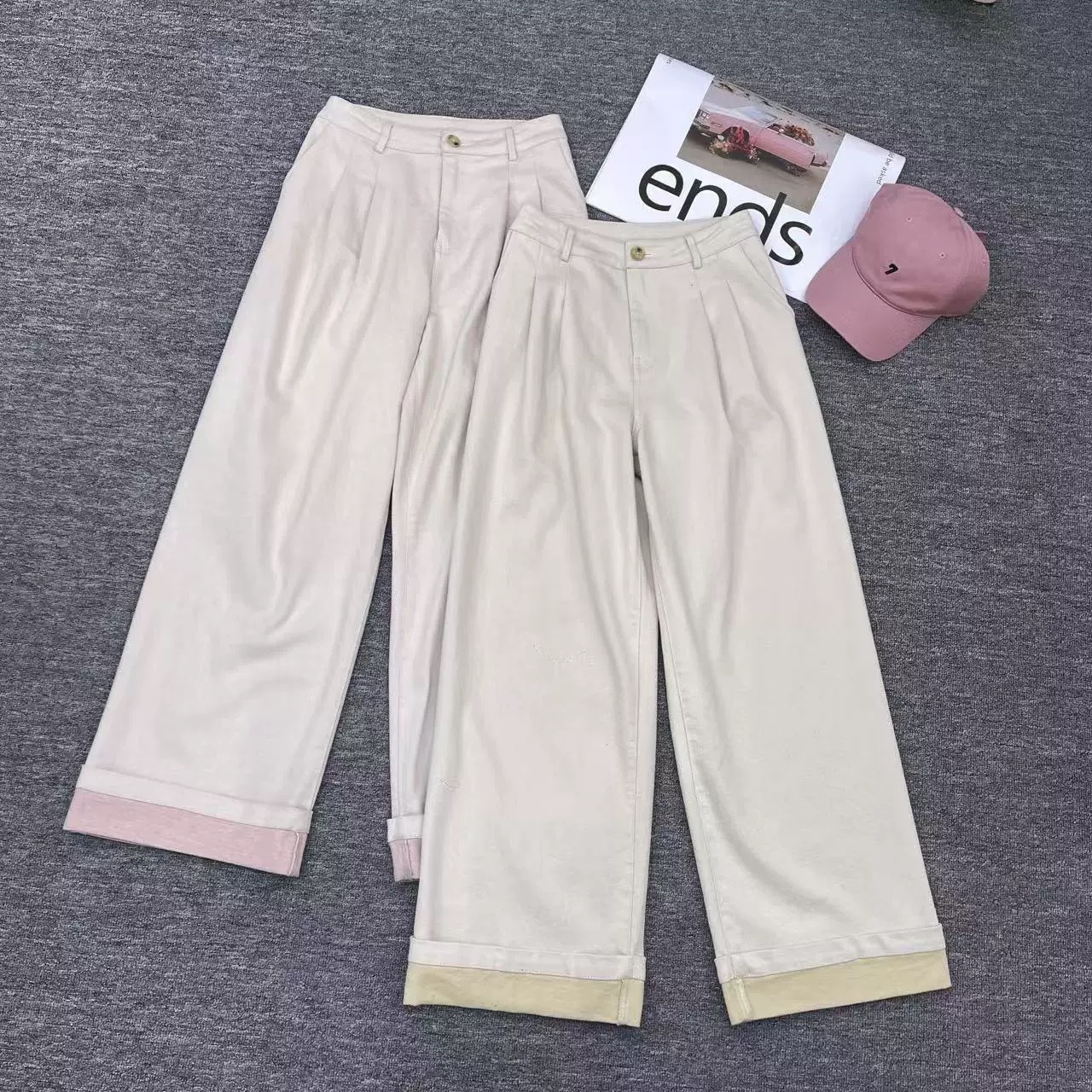 D31379南油爆款气质直筒修身休闲裤女