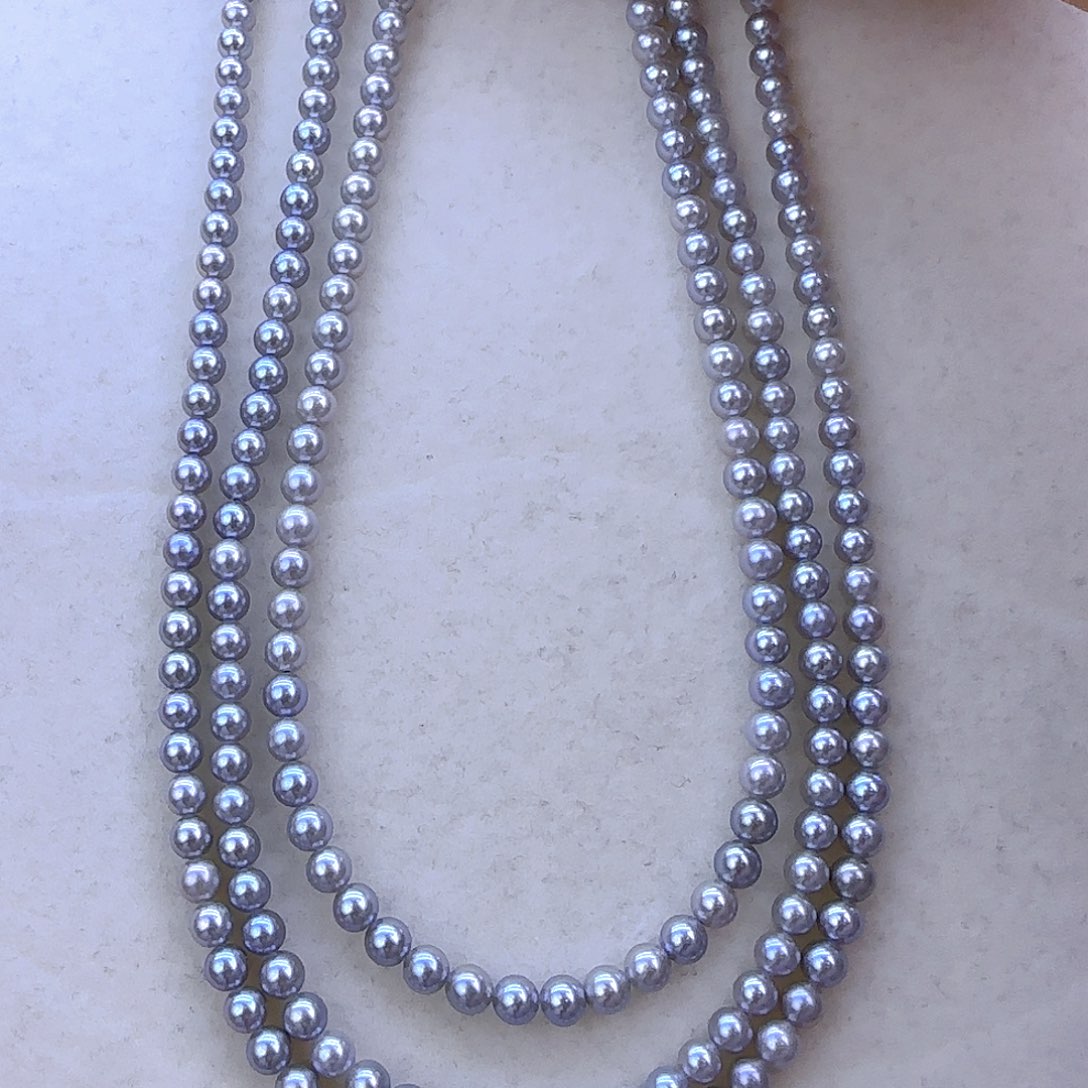 银S925镶嵌项链定制多样性发货发其一125淡水珍珠