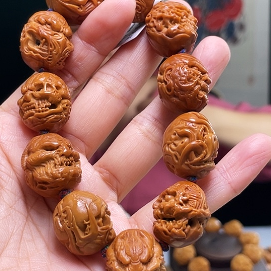 橄榄核手串/手链夜*在橄榄核