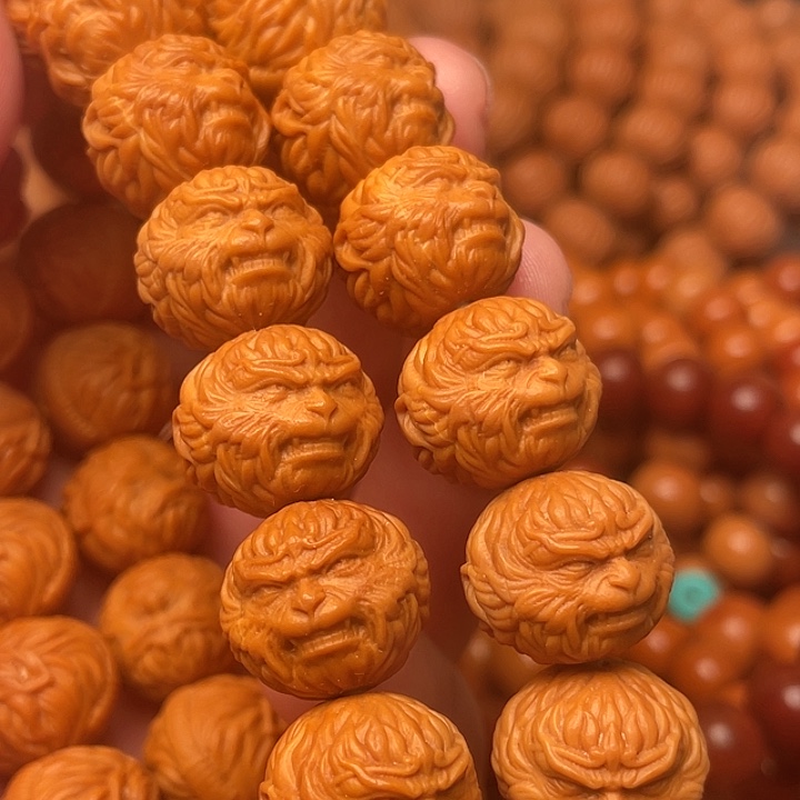 猴头核桃手串快**迪黑